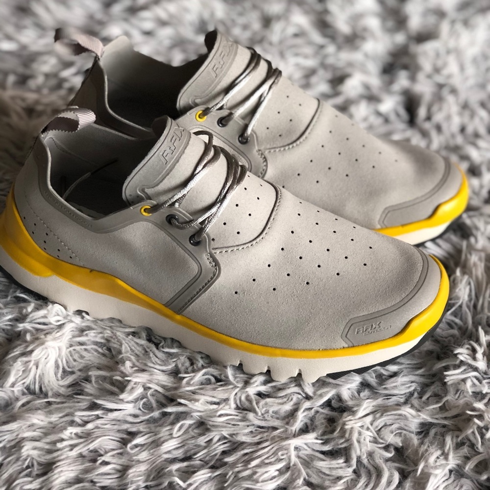 Gray Nubuck Easy Walker Sneakers